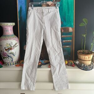 H&M White and Black Striped Dress Pants 6